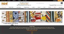 Desktop Screenshot of moodfabrics.com